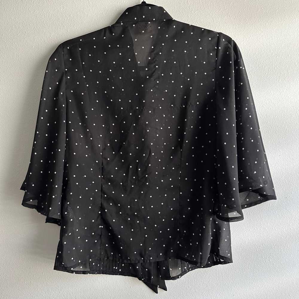 Dancing Days by Banned Retro Polka Dot Blouse - image 4