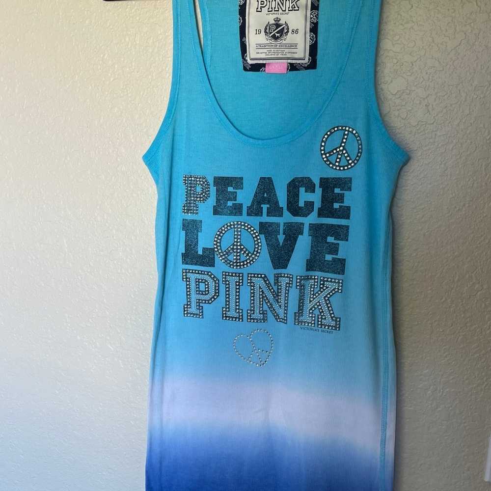 Vintage Y2K Victoria’s Secret PINK Peace, Love, P… - image 1