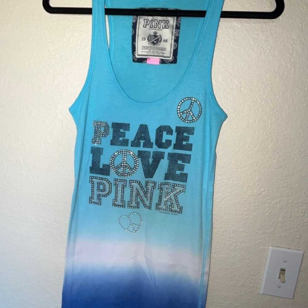 Vintage Y2K Victoria’s Secret PINK Peace, Love, P… - image 2