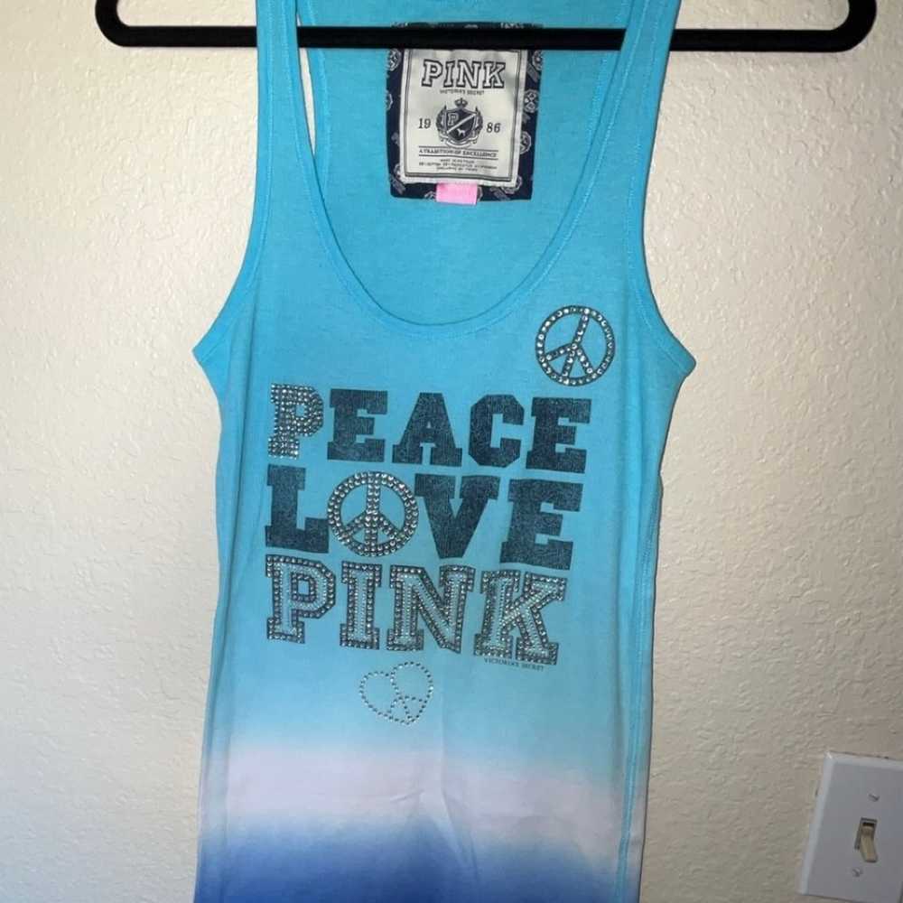 Vintage Y2K Victoria’s Secret PINK Peace, Love, P… - image 3