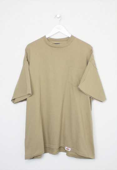 Vintage Dickies pocket logo t-shirt in sand. Best… - image 1