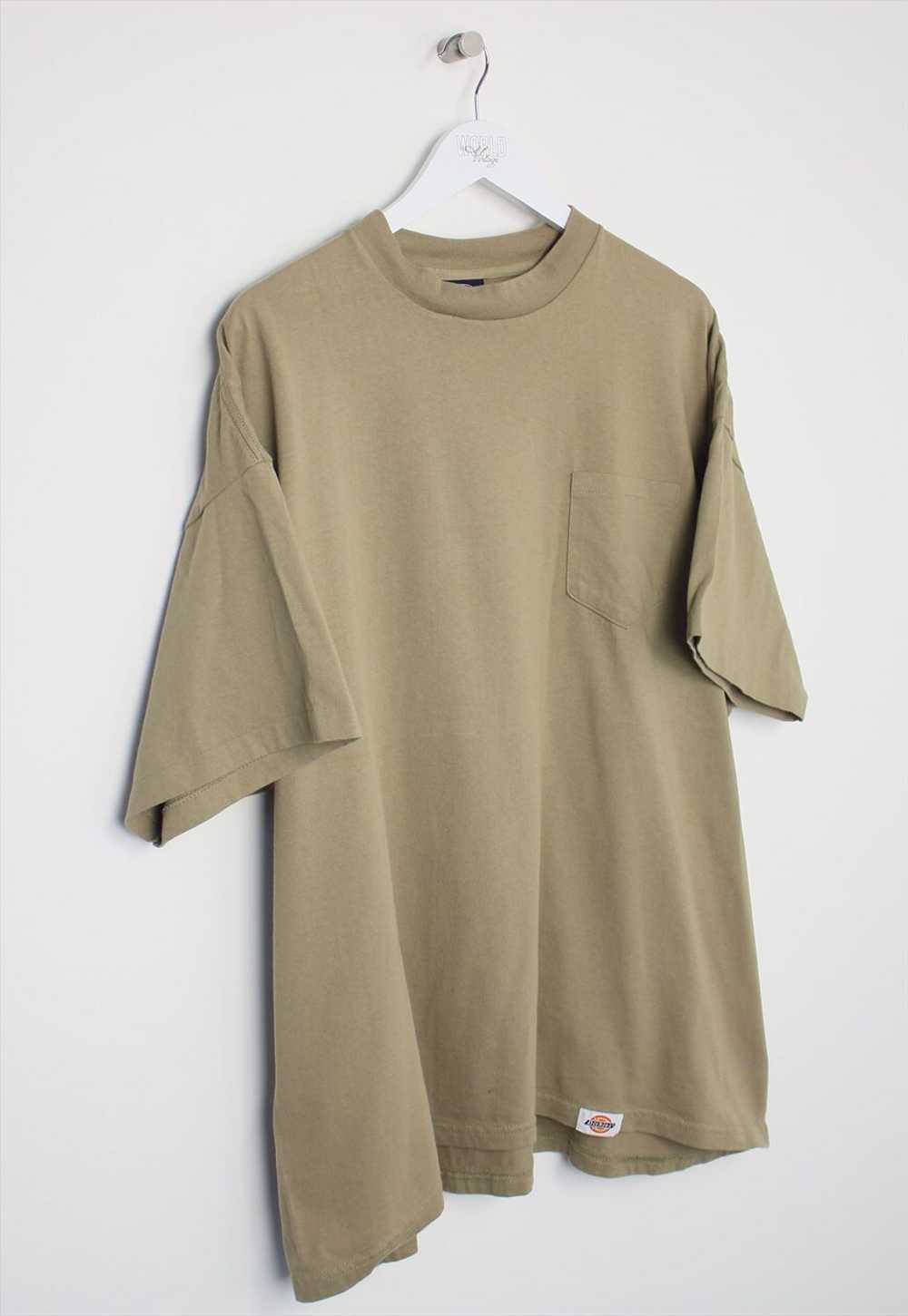 Vintage Dickies pocket logo t-shirt in sand. Best… - image 2