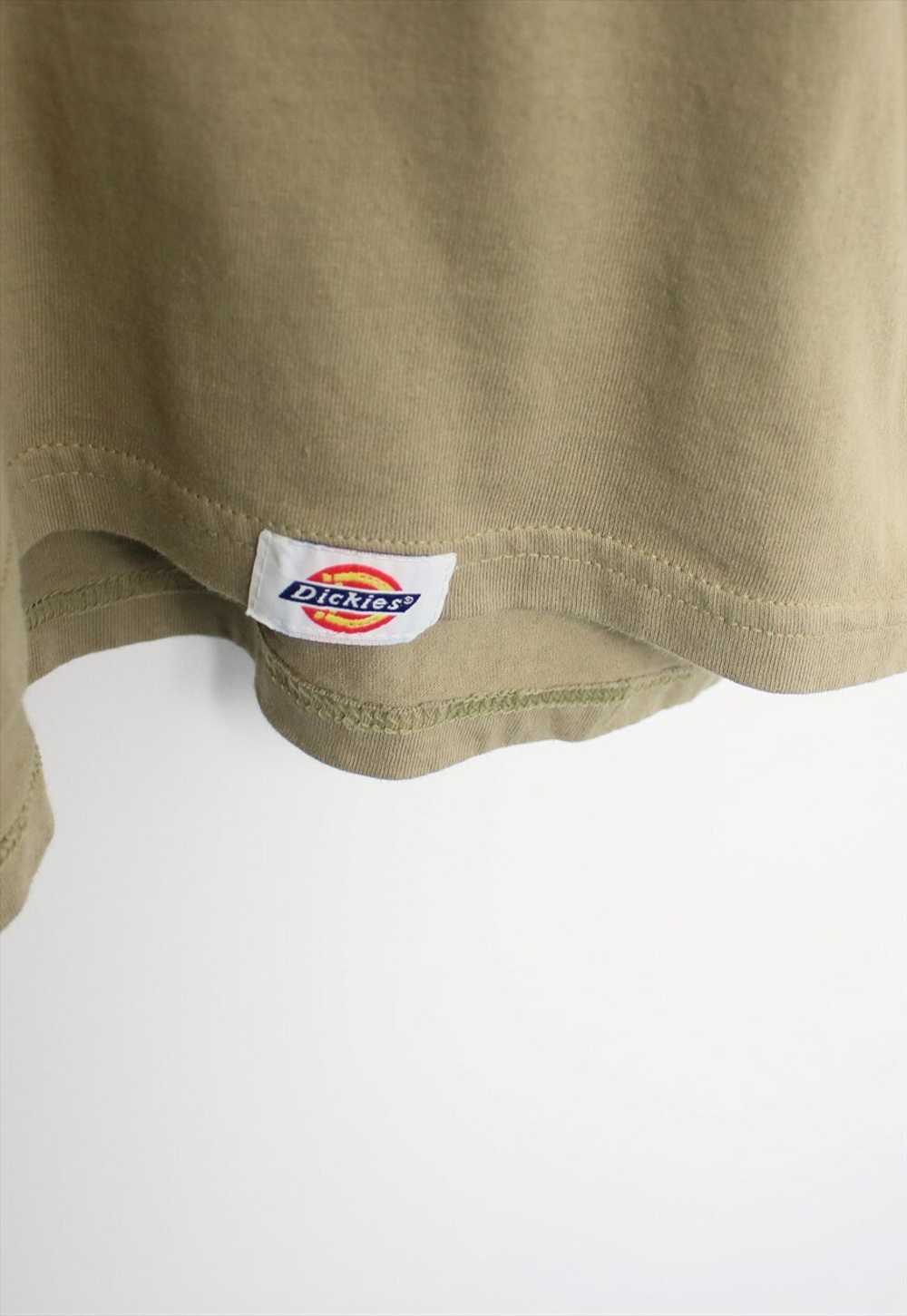 Vintage Dickies pocket logo t-shirt in sand. Best… - image 3