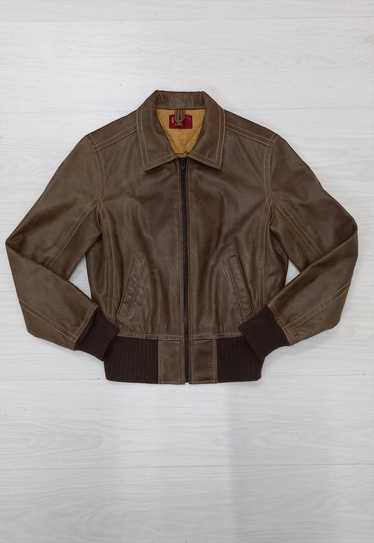 Levi's Type 1 Jeans Jacket Leather Brown - image 1