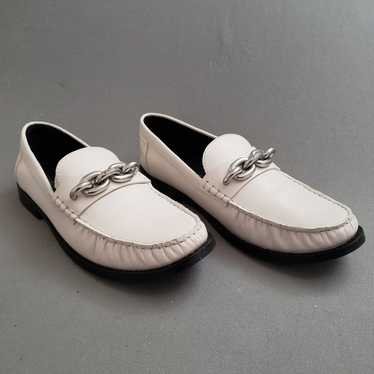 Coach Jess Loafers Chalk White Women's Size 10 COA