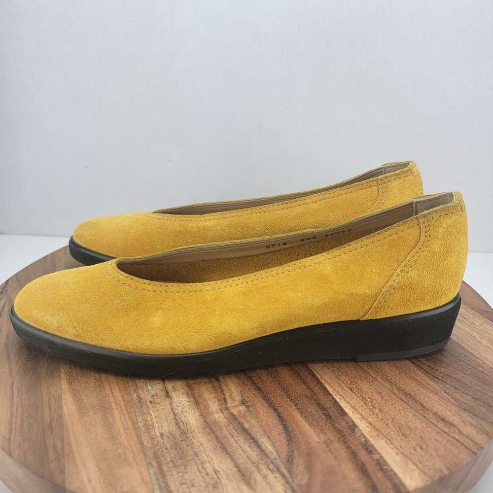 Salvatore Ferragamo Womens 8.5 SLIM Yellow Nubuck… - image 1