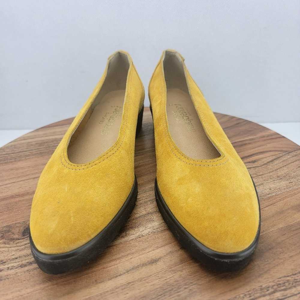 Salvatore Ferragamo Womens 8.5 SLIM Yellow Nubuck… - image 2