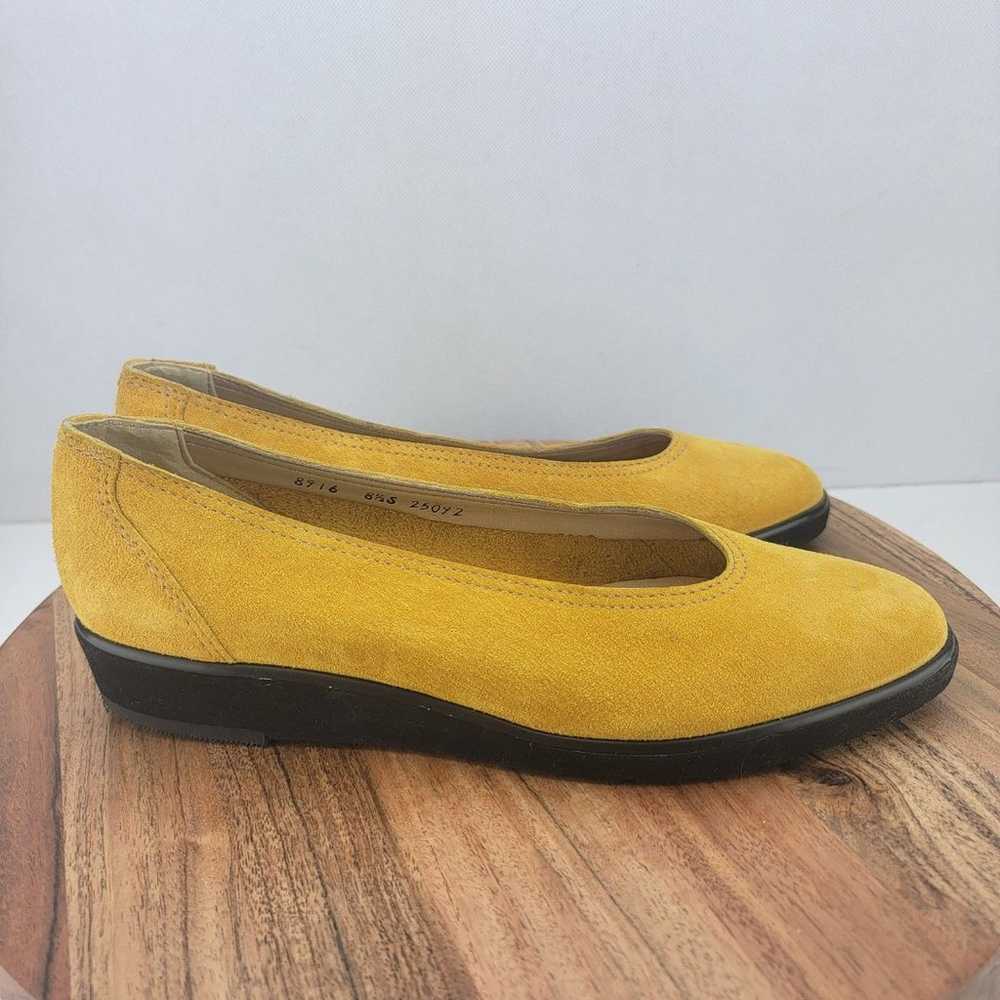 Salvatore Ferragamo Womens 8.5 SLIM Yellow Nubuck… - image 3