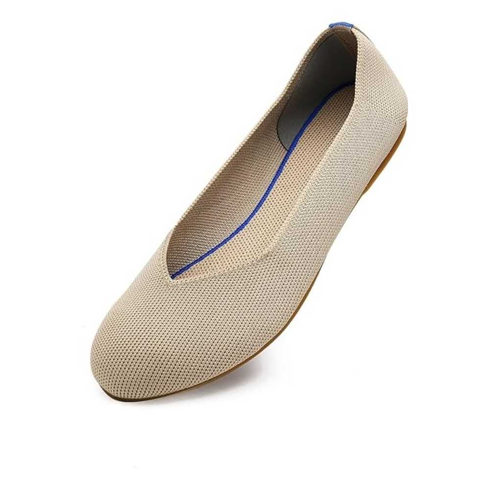 Rothys Shoes Size 7W The Flat Round Toe Slip On B… - image 1