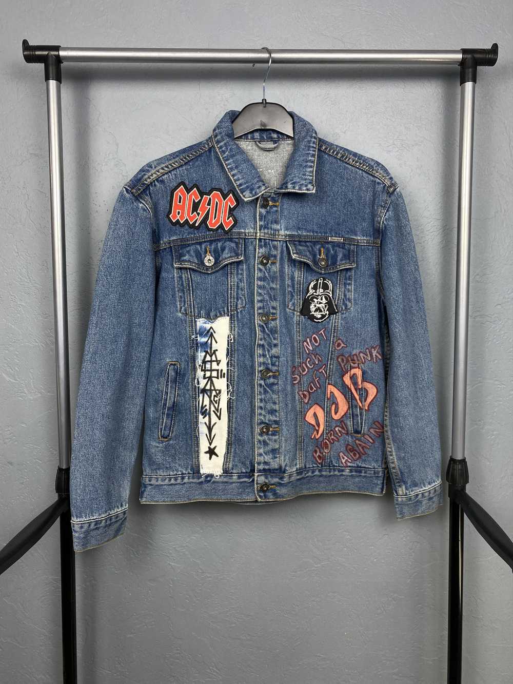 Ac/Dc × Custom Jacket × Rock Band Ac/Dc Vintage C… - image 3