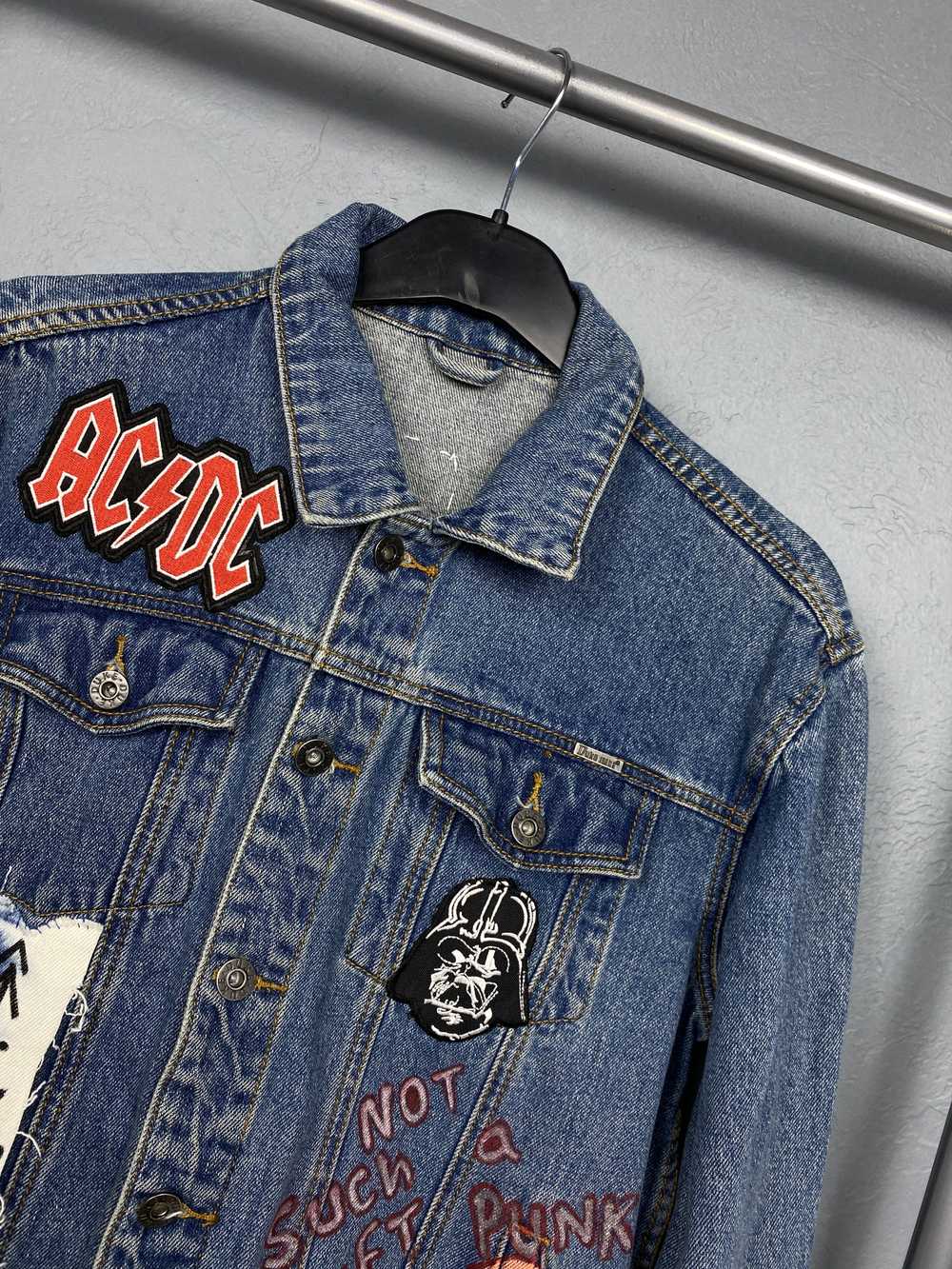 Ac/Dc × Custom Jacket × Rock Band Ac/Dc Vintage C… - image 4