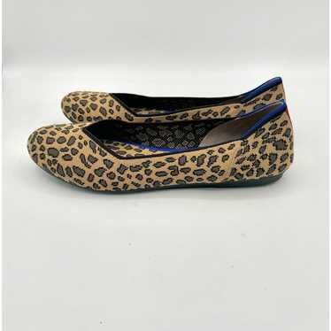 ROTHY'S leopard print round toe flats size 10 - image 1