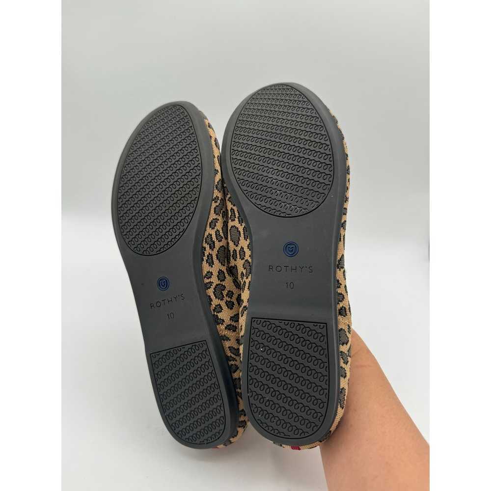 ROTHY'S leopard print round toe flats size 10 - image 6