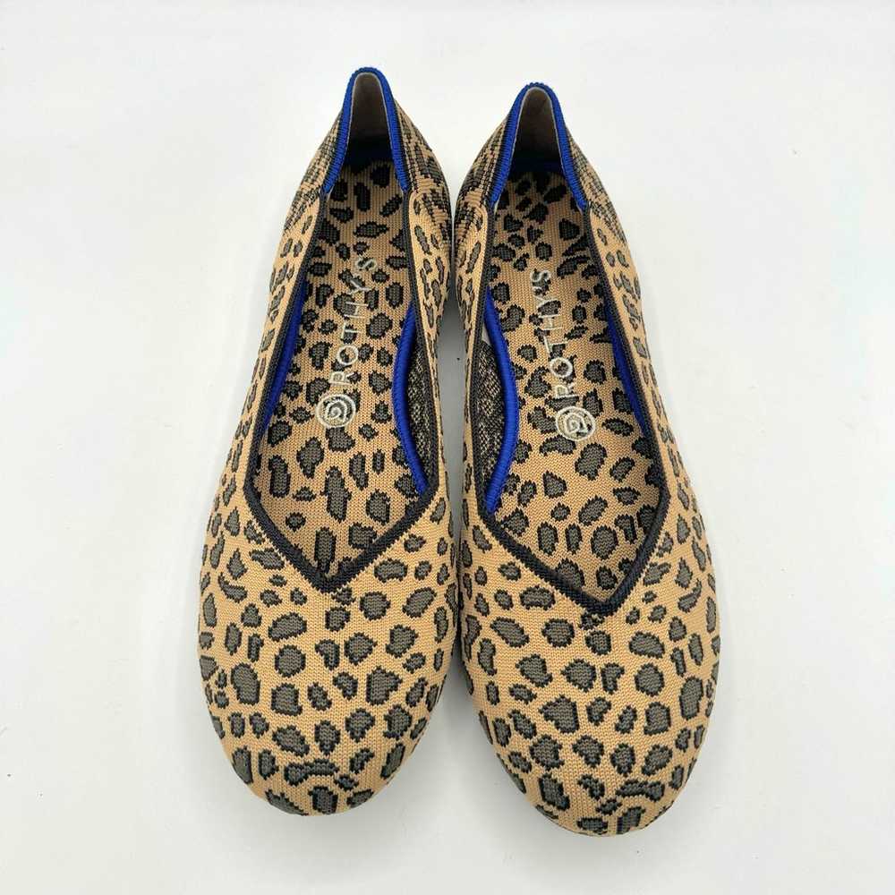 ROTHY'S leopard print round toe flats size 10 - image 7