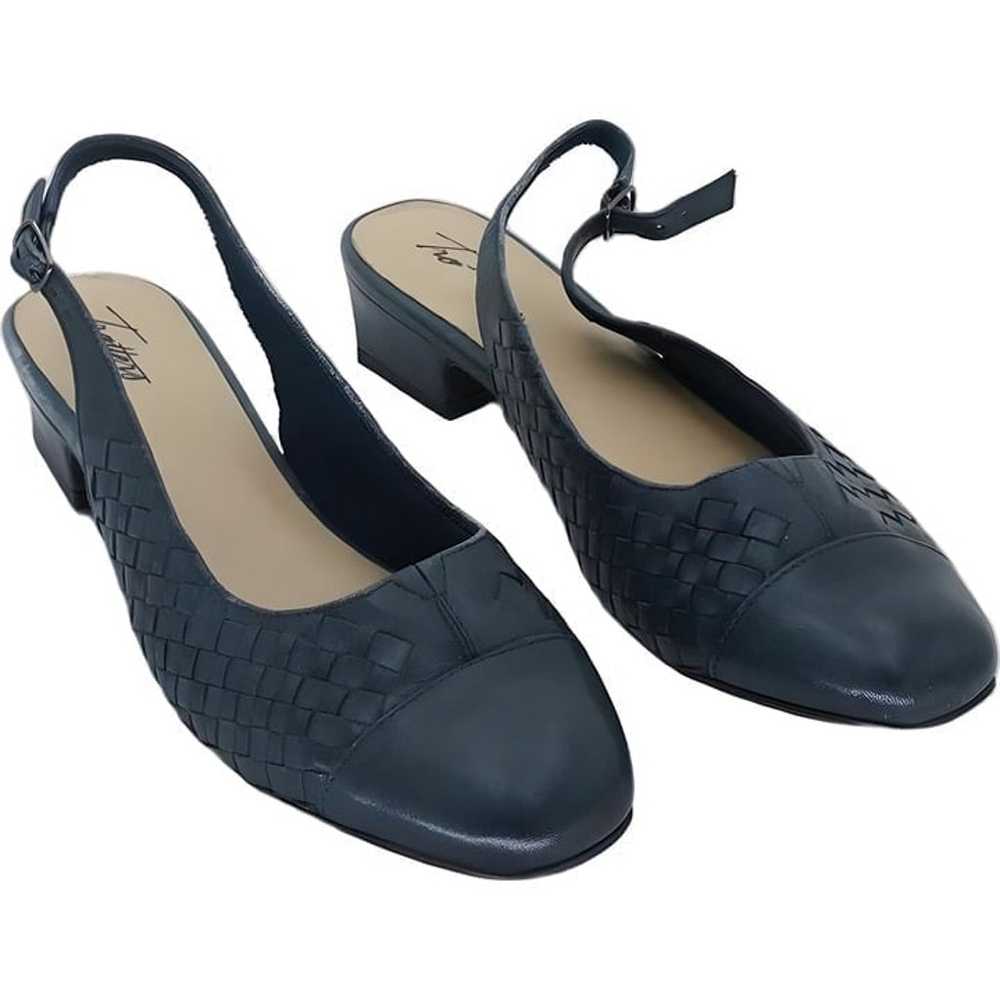 Trotters Women's Woven Slingback Flats - Size 12 - image 1