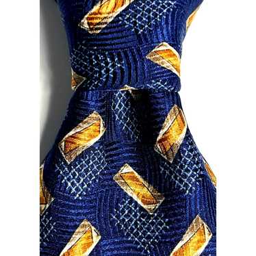 Robert Talbott Robert Talbott Necktie Blue Gold Fi