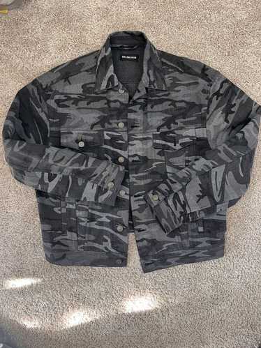 Balenciaga Balenciaga Camo Denim Jacket