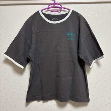 ROXY Short Sleeve T-Shirt Ringer T-Shirt Size M G… - image 1