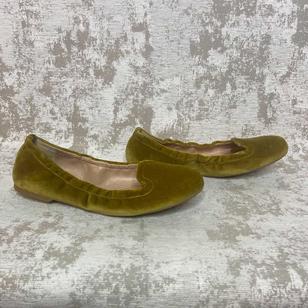 Emporio Armani Chartreuse Velvet Smoking Slipper … - image 2