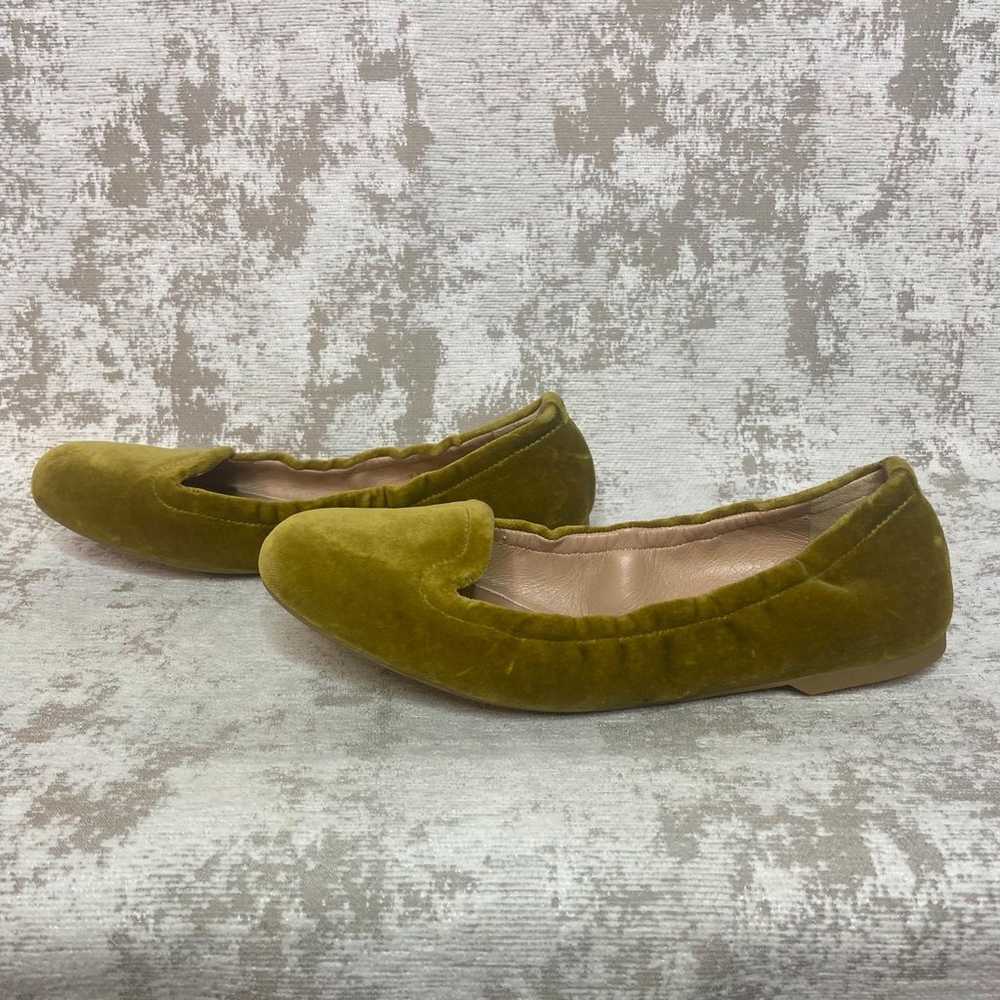 Emporio Armani Chartreuse Velvet Smoking Slipper … - image 4