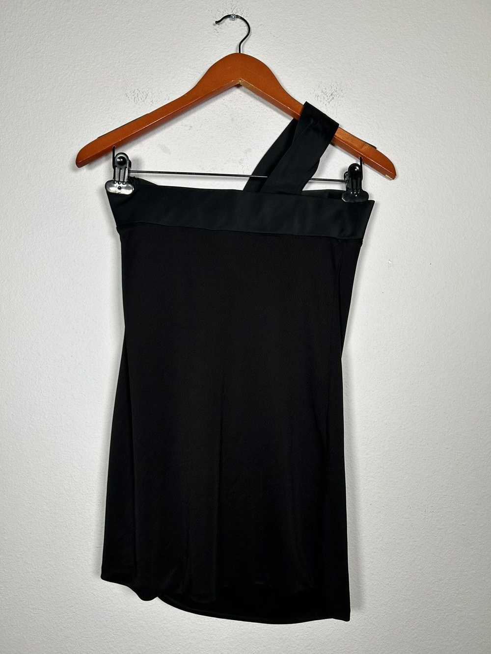 Gucci 00’s One Shoulder Bow Mini Dress - image 3