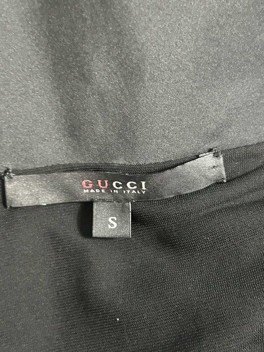 Gucci 00’s One Shoulder Bow Mini Dress - image 4