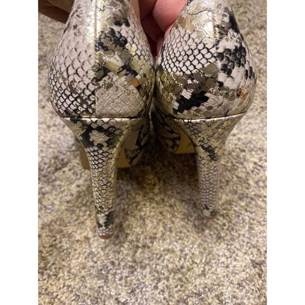 Aldo snakeskin heels size 7 - image 2