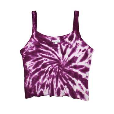 Vintage Purple Y2K Tie Dye Cami