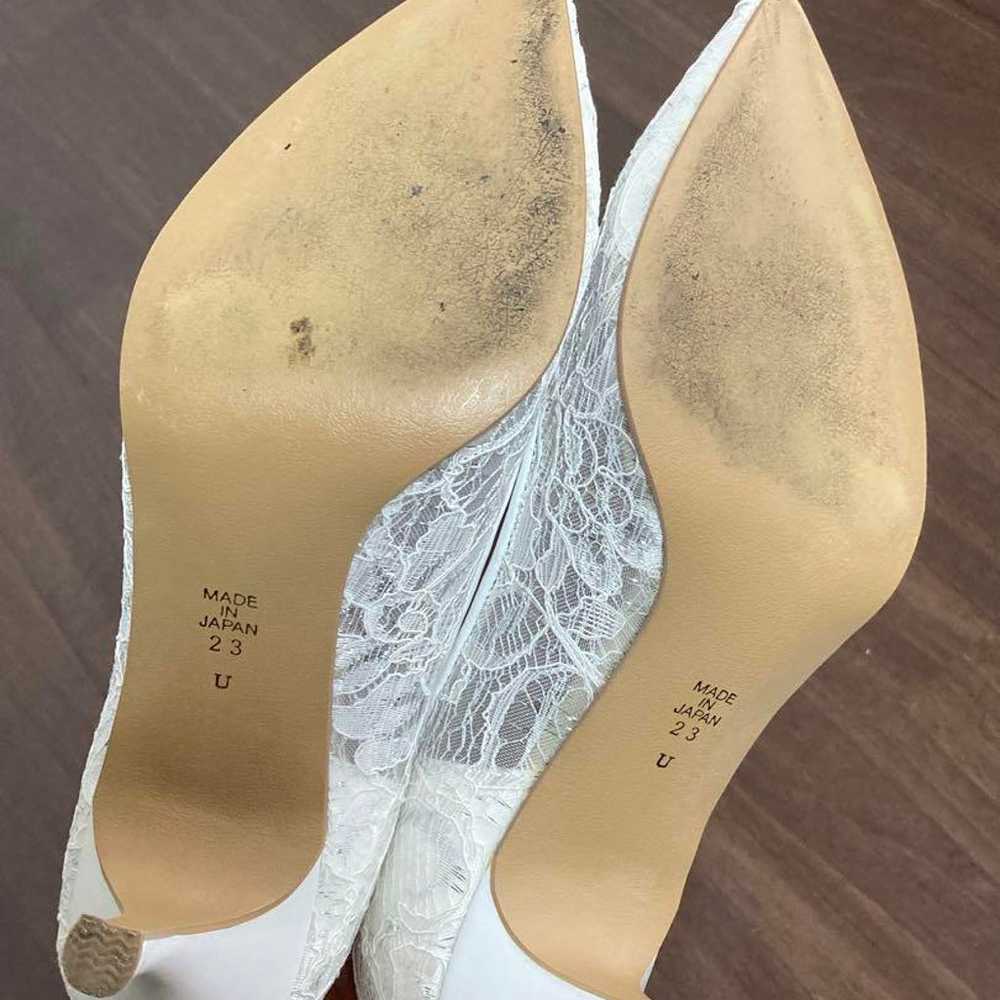 Cinderella White Lace Pumps 8cm Heel - image 4