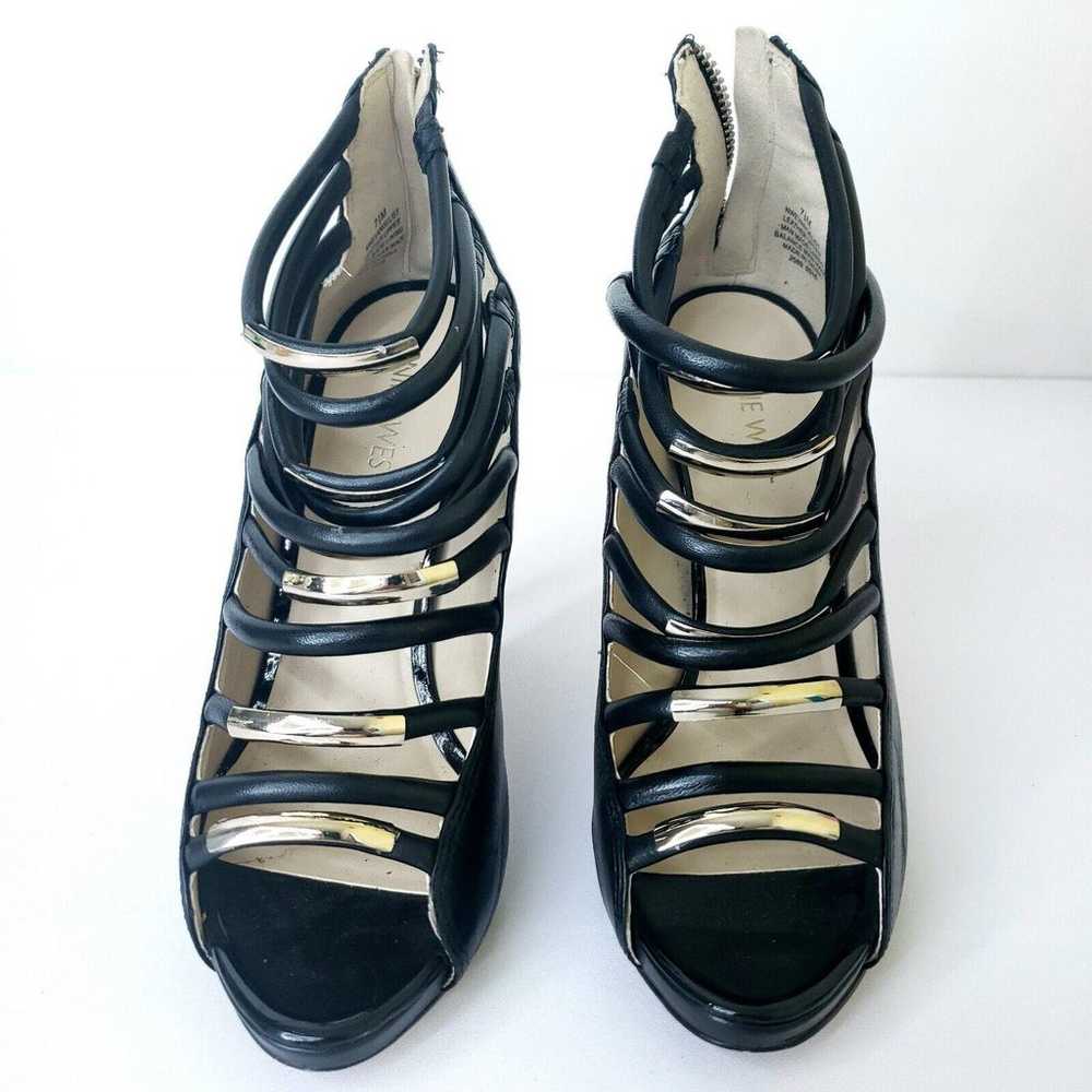 Nine West Size 7.5 Lace-Up Pump Sandal Gladiator … - image 2