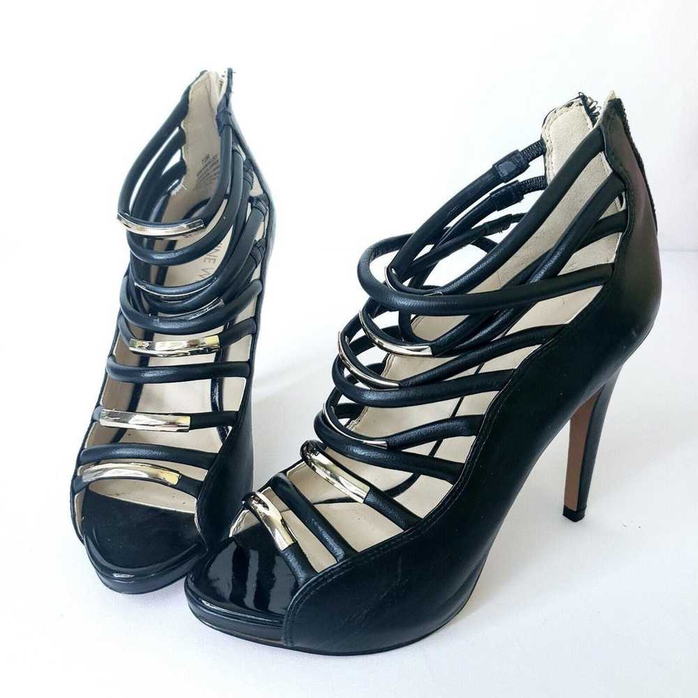 Nine West Size 7.5 Lace-Up Pump Sandal Gladiator … - image 3