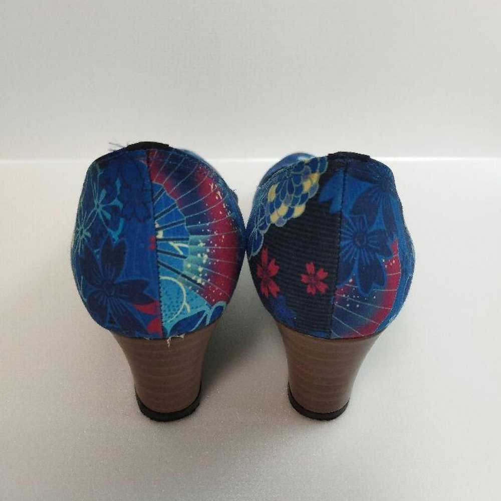 <kikou・gouk> Pumps (Japanese pattern, blue tones) - image 3