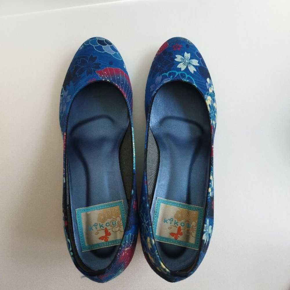 <kikou・gouk> Pumps (Japanese pattern, blue tones) - image 6