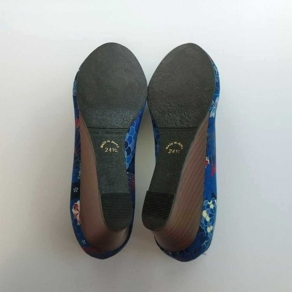 <kikou・gouk> Pumps (Japanese pattern, blue tones) - image 8