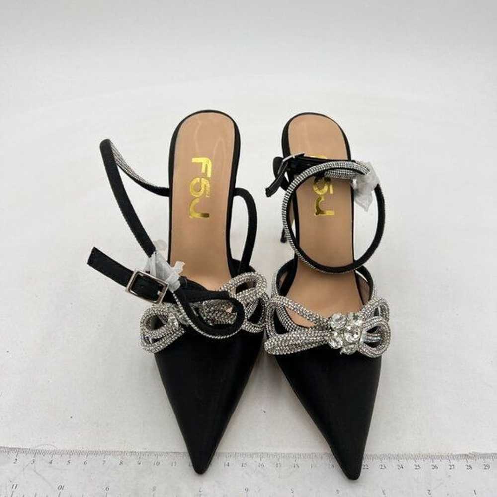 FSJ Women's Pointy Toe Stiletto High Heel Sandal … - image 4