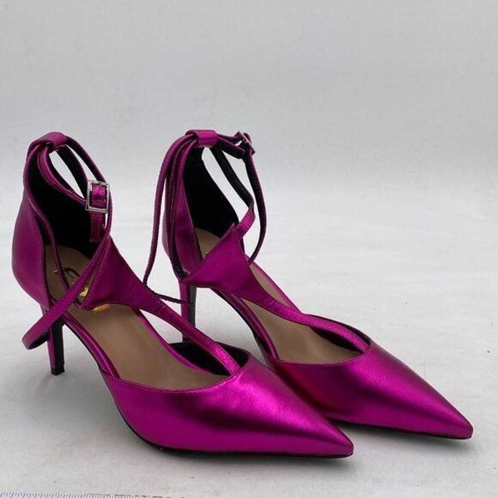 FSJ Women Stylish Pointed Toe D'Orsay Pumps T Str… - image 4