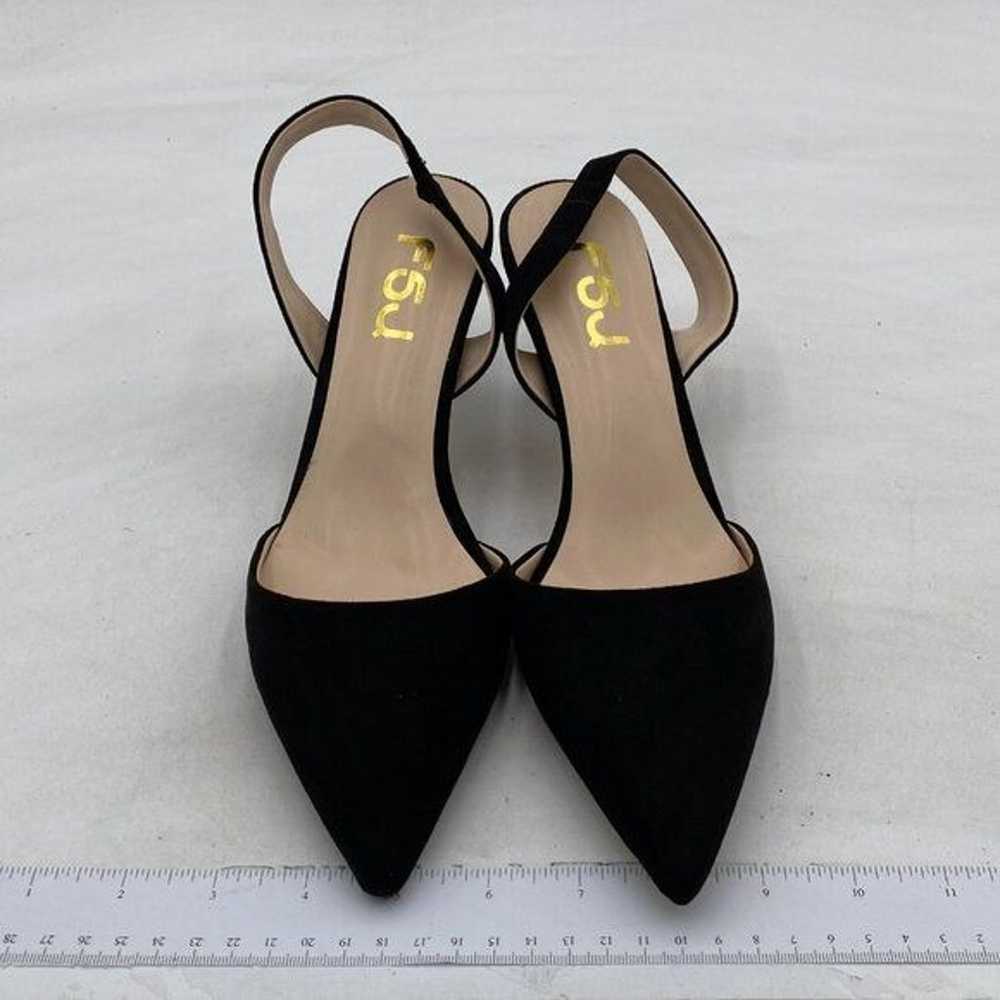 FSJ Women Fashion Low Kitten Heels Pumps Pointed … - image 3