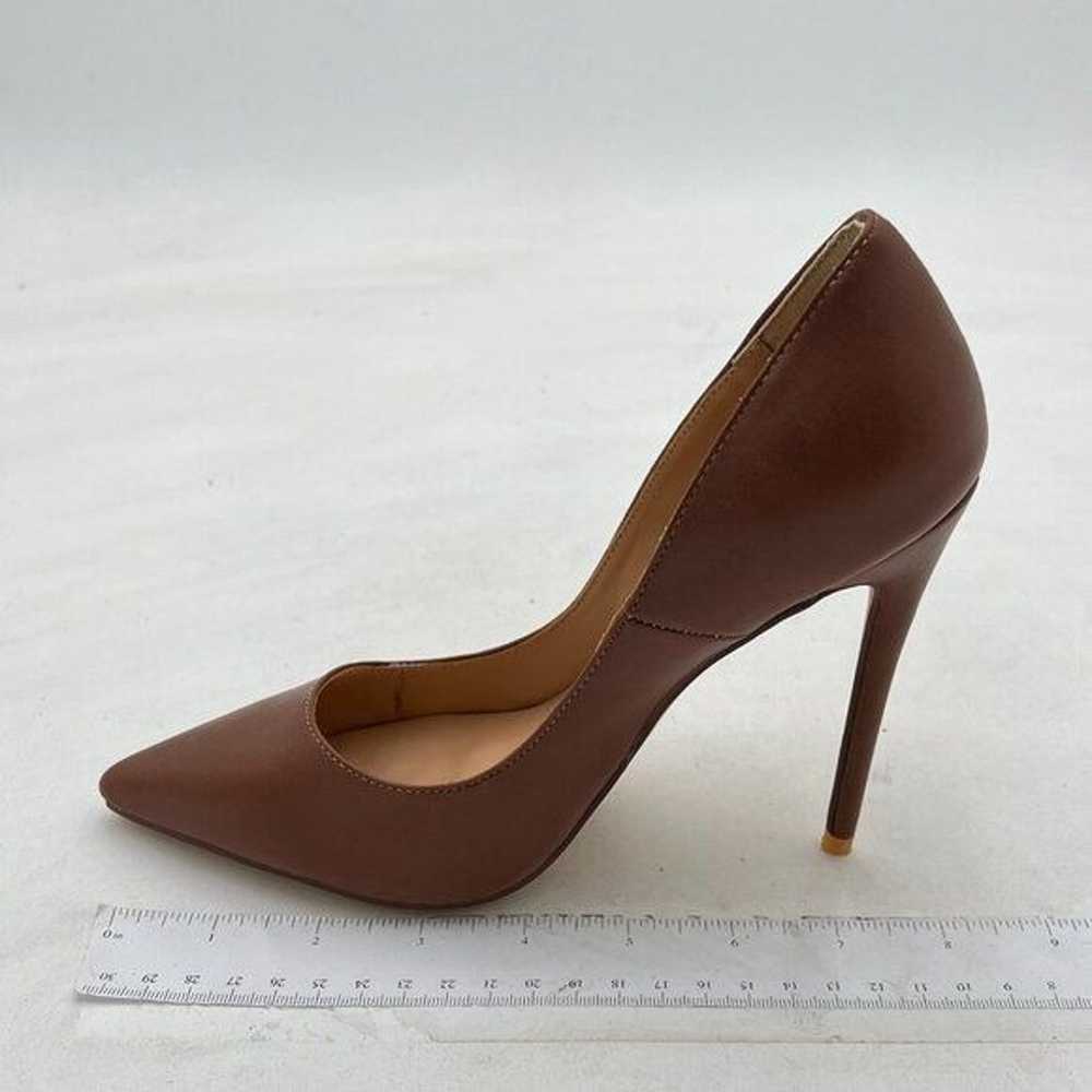 FSJ Brown Pointed Toe Pumps High Heel Sexy Stilet… - image 2