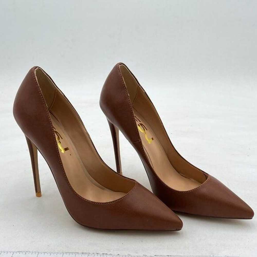 FSJ Brown Pointed Toe Pumps High Heel Sexy Stilet… - image 4