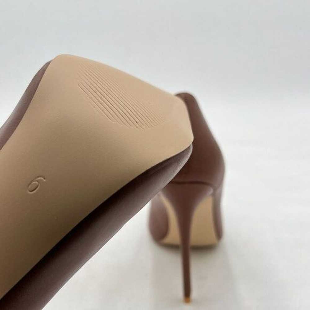 FSJ Brown Pointed Toe Pumps High Heel Sexy Stilet… - image 6