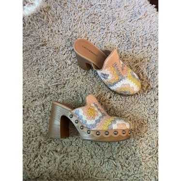 Lucky brand women’s Immia crochet clog size 7.5