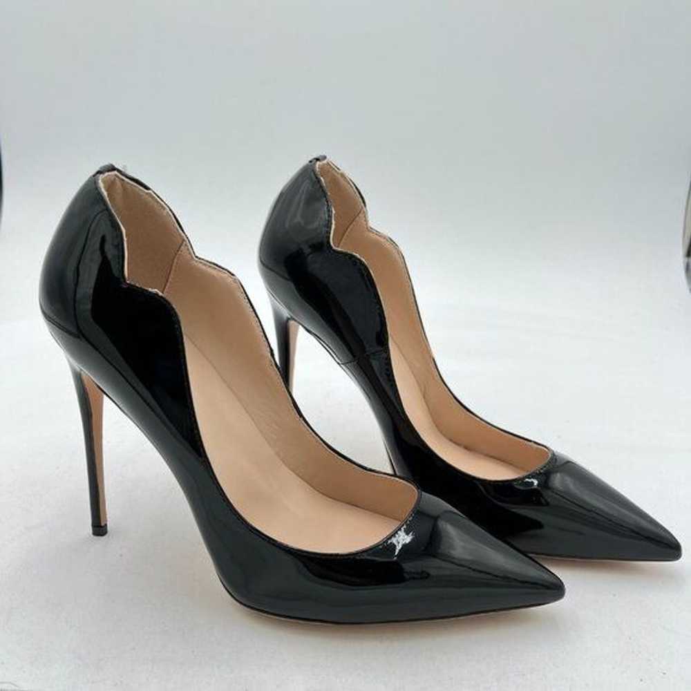 FSJ Women's Pumps Pointy Toe Wedding Dress Shoes … - image 1