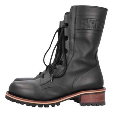 Dior Leather biker boots - image 1