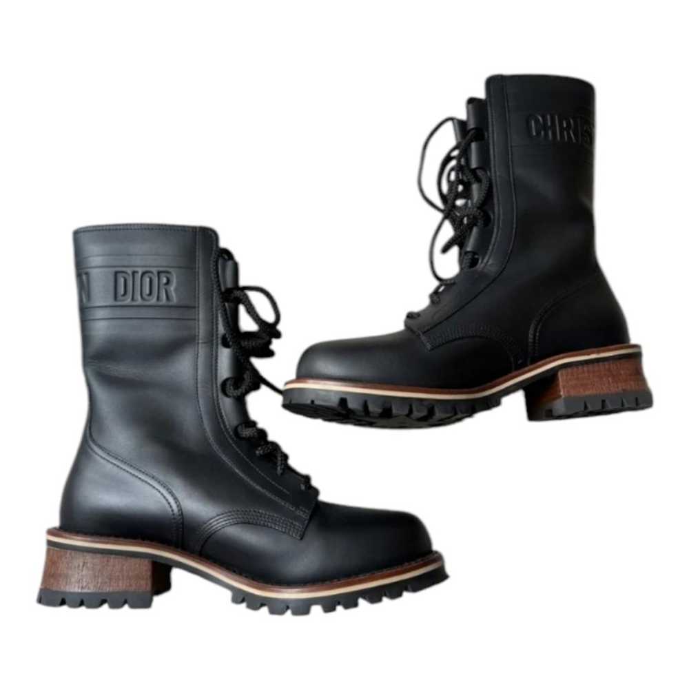 Dior Leather biker boots - image 2