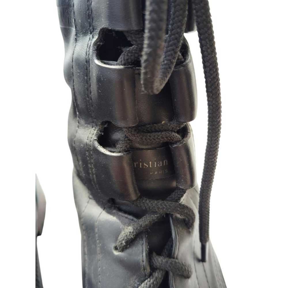 Dior Leather biker boots - image 7