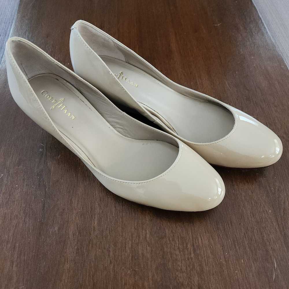 Ladies NWOT Patent Leather Cole Haan heels - image 1