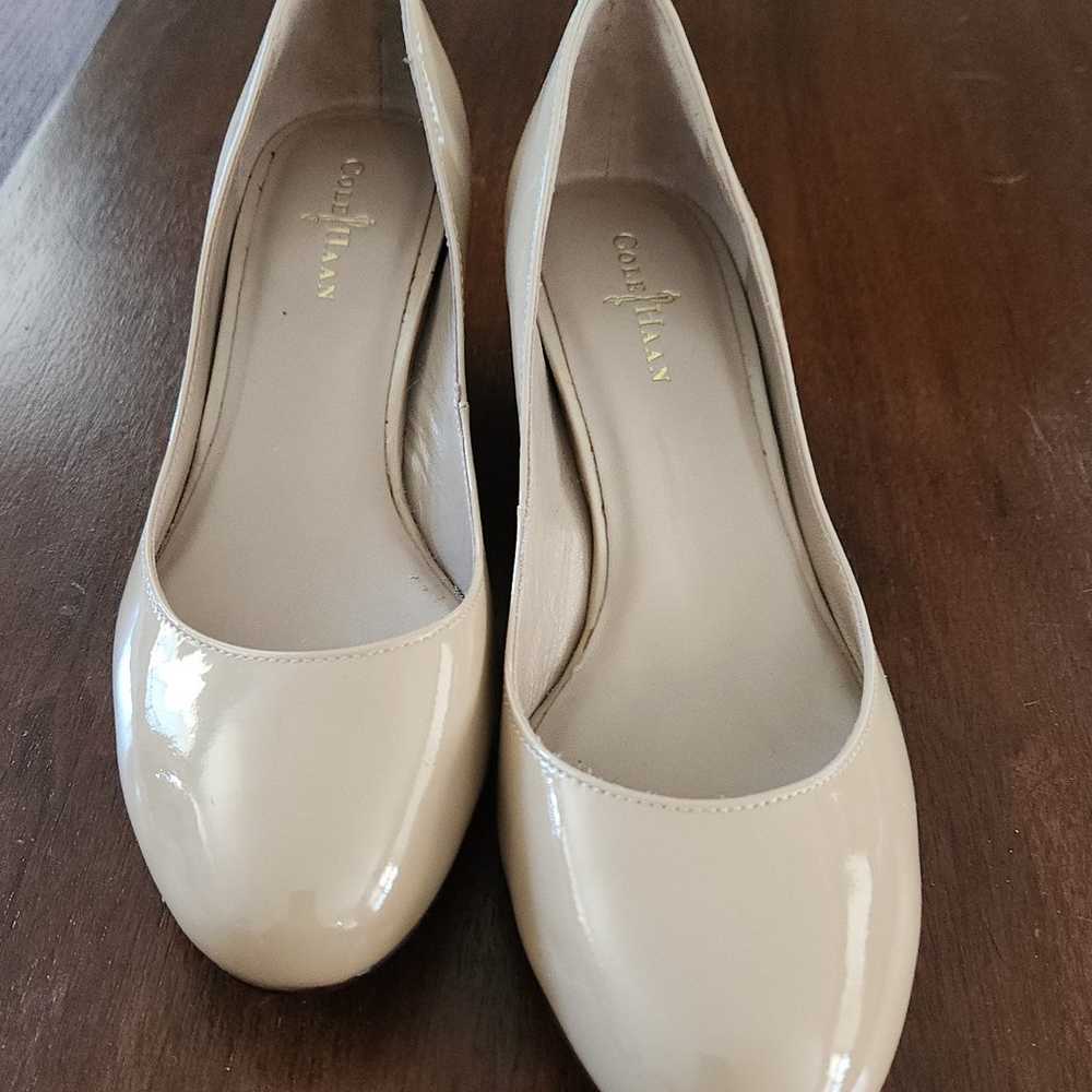 Ladies NWOT Patent Leather Cole Haan heels - image 2