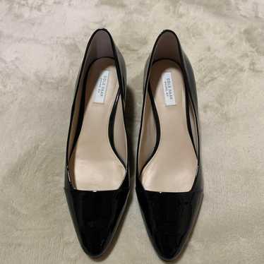 Cole Haan Black Patent Pointed Toe Pumps