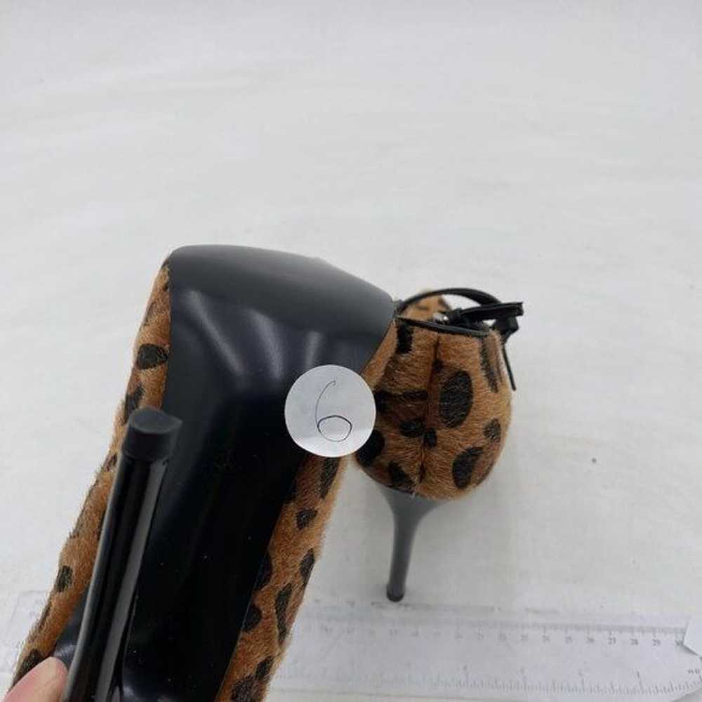 FSJ Brown High Heel Pointed Toe Pumps Sexy Leopar… - image 5