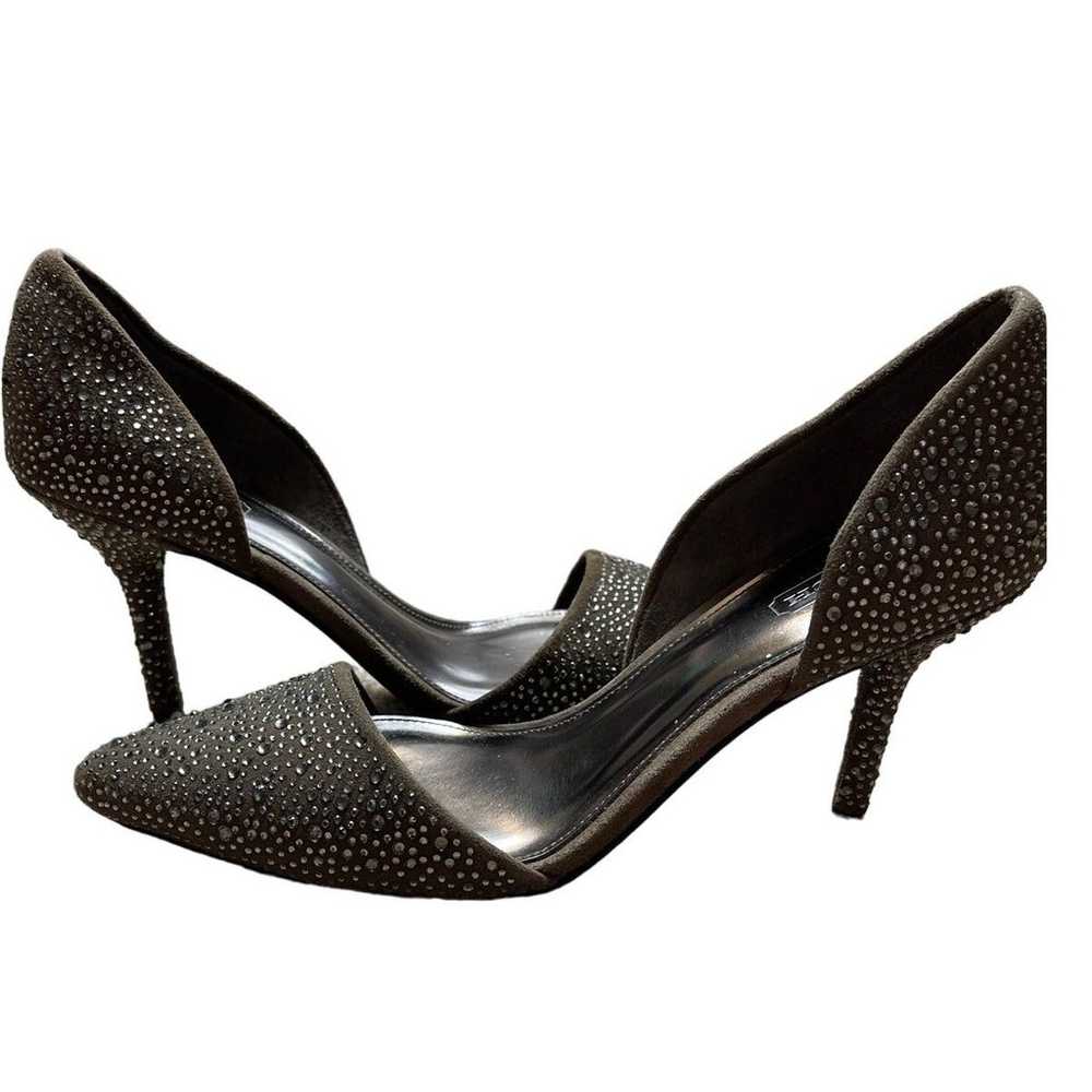 Coach Camille D’Orsey Pumps Grey Rhinestone Studd… - image 10